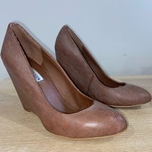 Brown Steve Madden Wedges